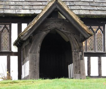 Marton Church, porch
